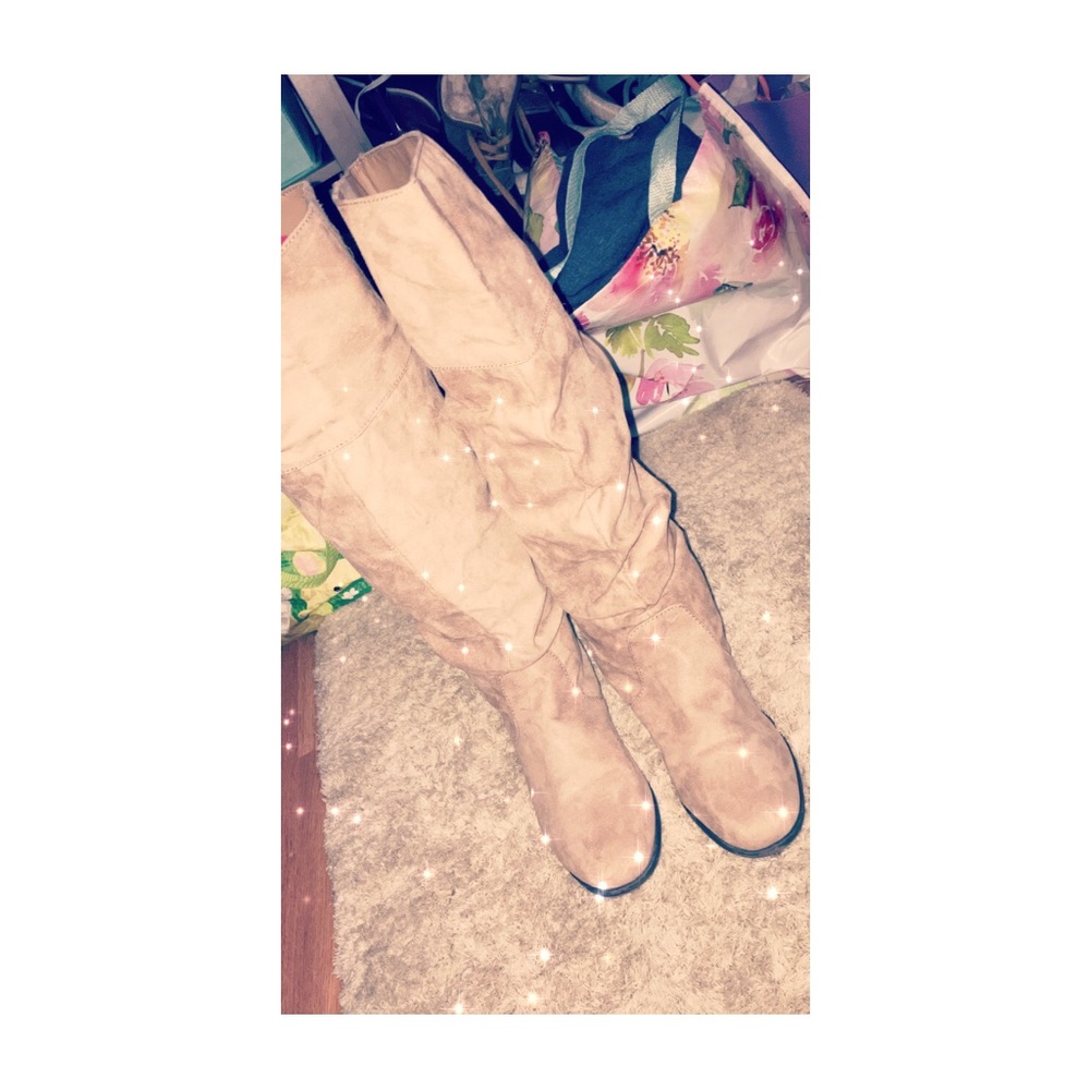 F21 Knee High Boots